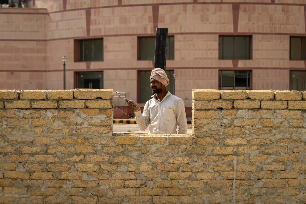 Sugarcrete® Blocks Installation, Panchsheel Inter College, Noida