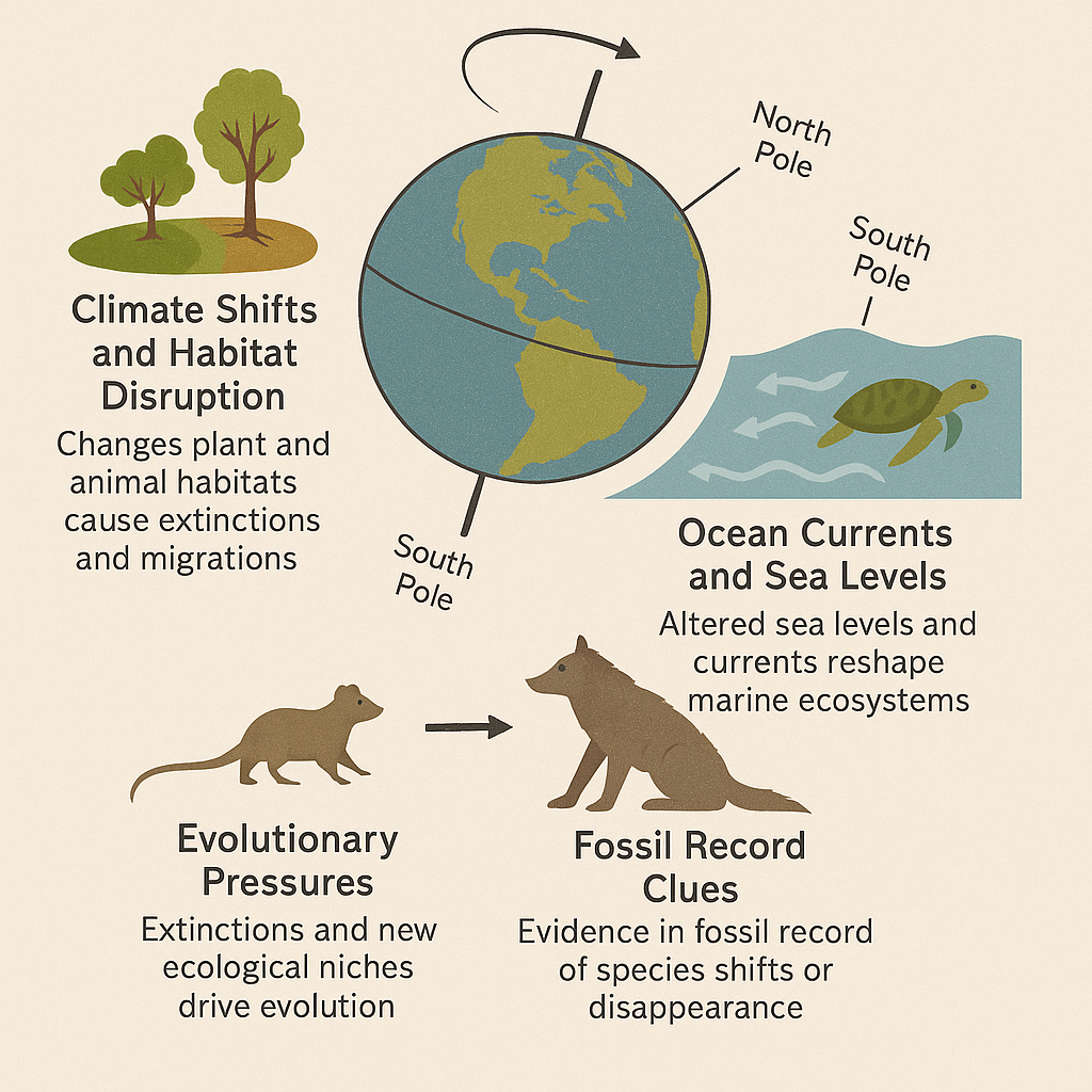 Uncorrected Mesozoic true polar wander infographic. 