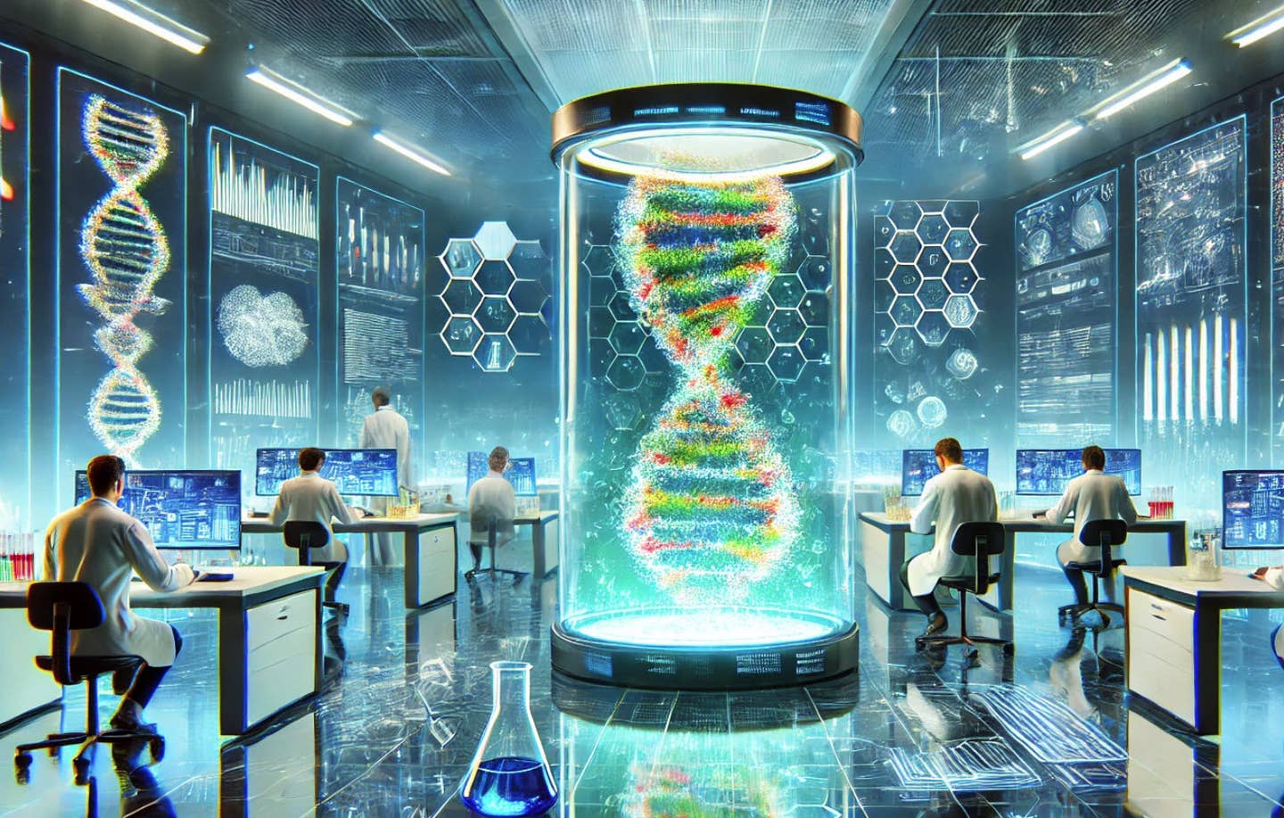 Breakthrough DNA supercomputer processes 100 billion parallel operations.