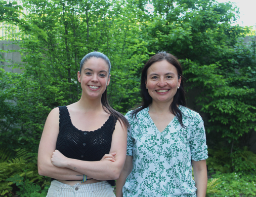 First author Sara Gutiérrez Fernández and Prof. Lucía Chávez Gutiérrez.