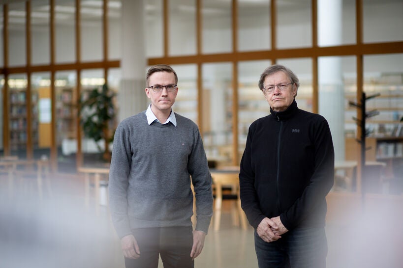 Mikko Partanen (left) and Jukka Tulkki. 