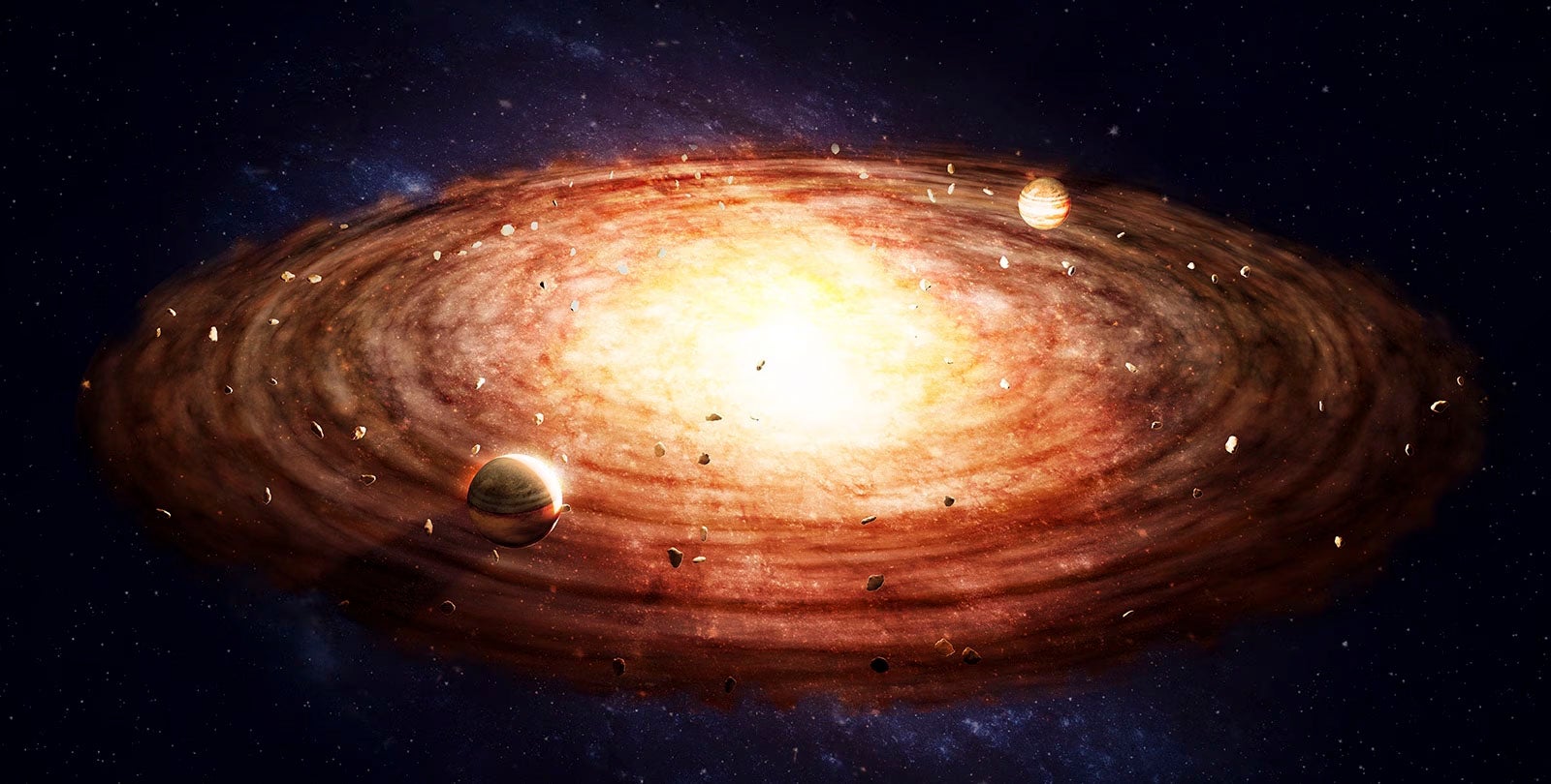 Some star systems had disks that didn’t match the expected ratio of size to stellar mass. 