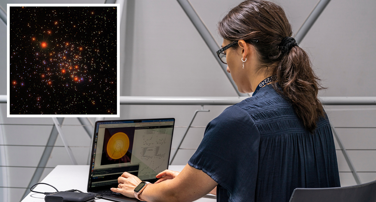 Dr Claudia Reyes has studied the "music" of distant stars to understand their chemical make-up, mass and history.