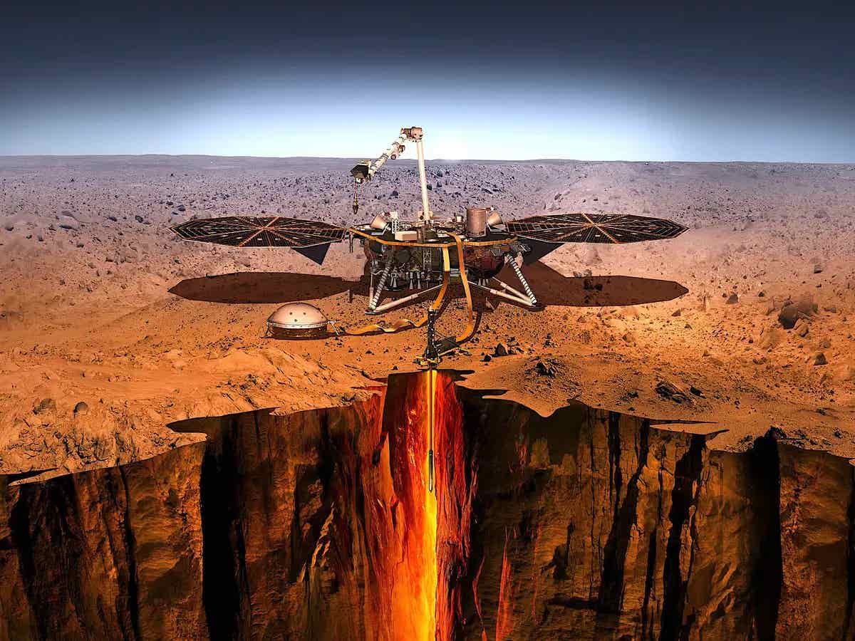 Scientists have found significant amounts of hidden liquid water deep beneath Mars' crust