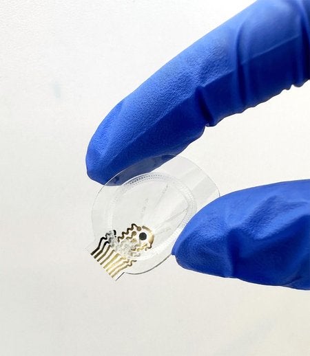 An iCares smart bandage.