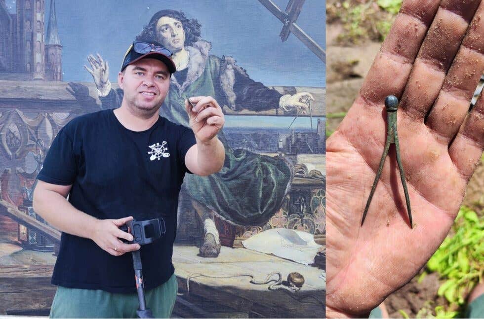 Archaeologists in Frombork uncovered a 500-year-old compass possibly linked to Copernicus