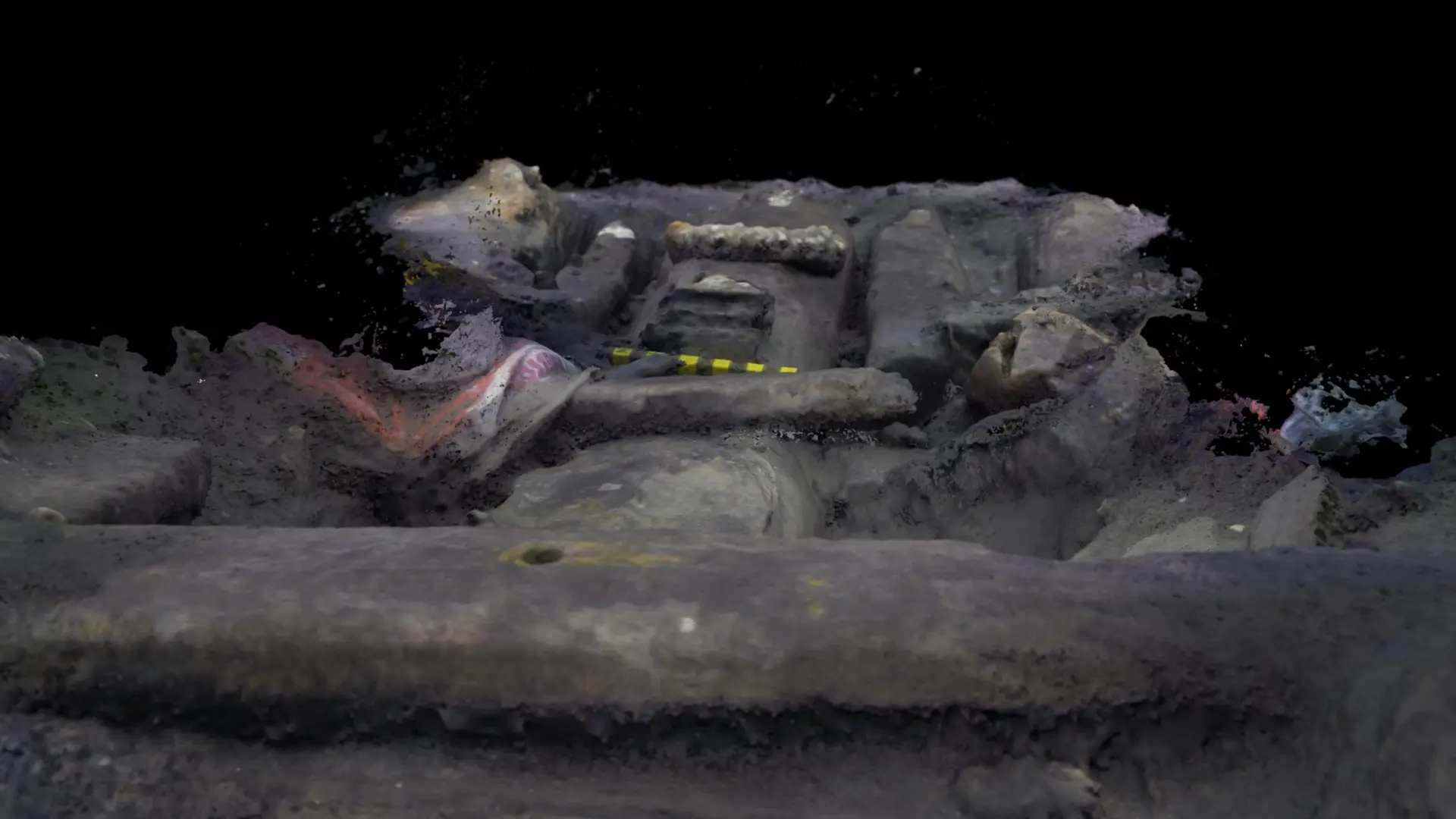 A 3D image of the shipwreck site. “This final report is the culmination of 25 years of detailed and meticulous archaeological study on this important vessel,” said Australian National Maritime Museum director Daryl Karp of the museum’s research, which he described as the “definitive statement” on the project.