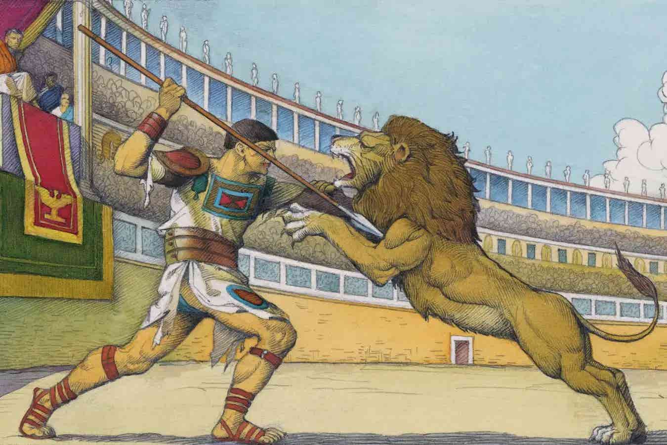 Skeleton with lion bite marks found in York reveals first proof of Roman human-animal combat far from Rome.