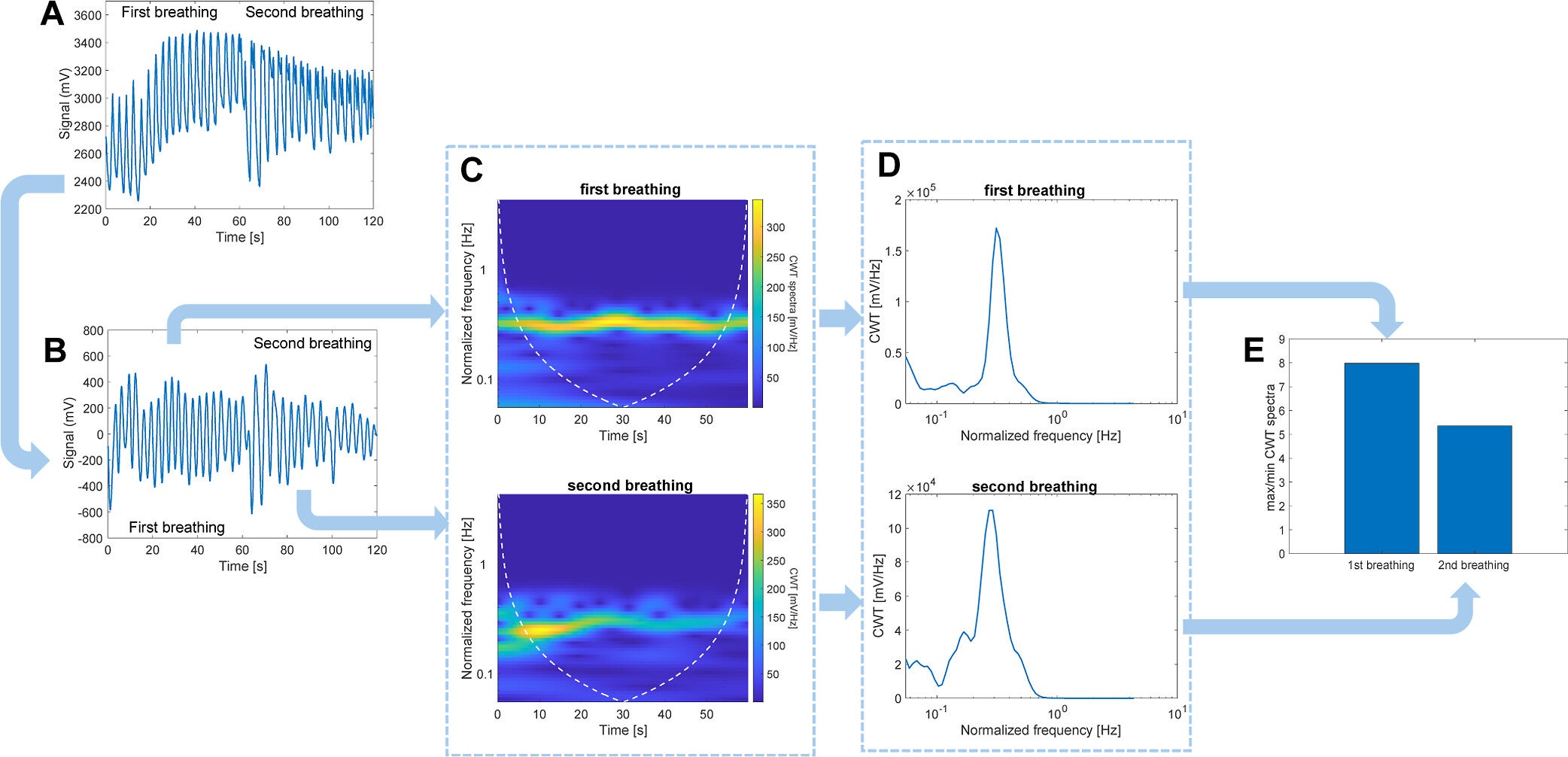 Sensor signal feature extraction for breath analysis.