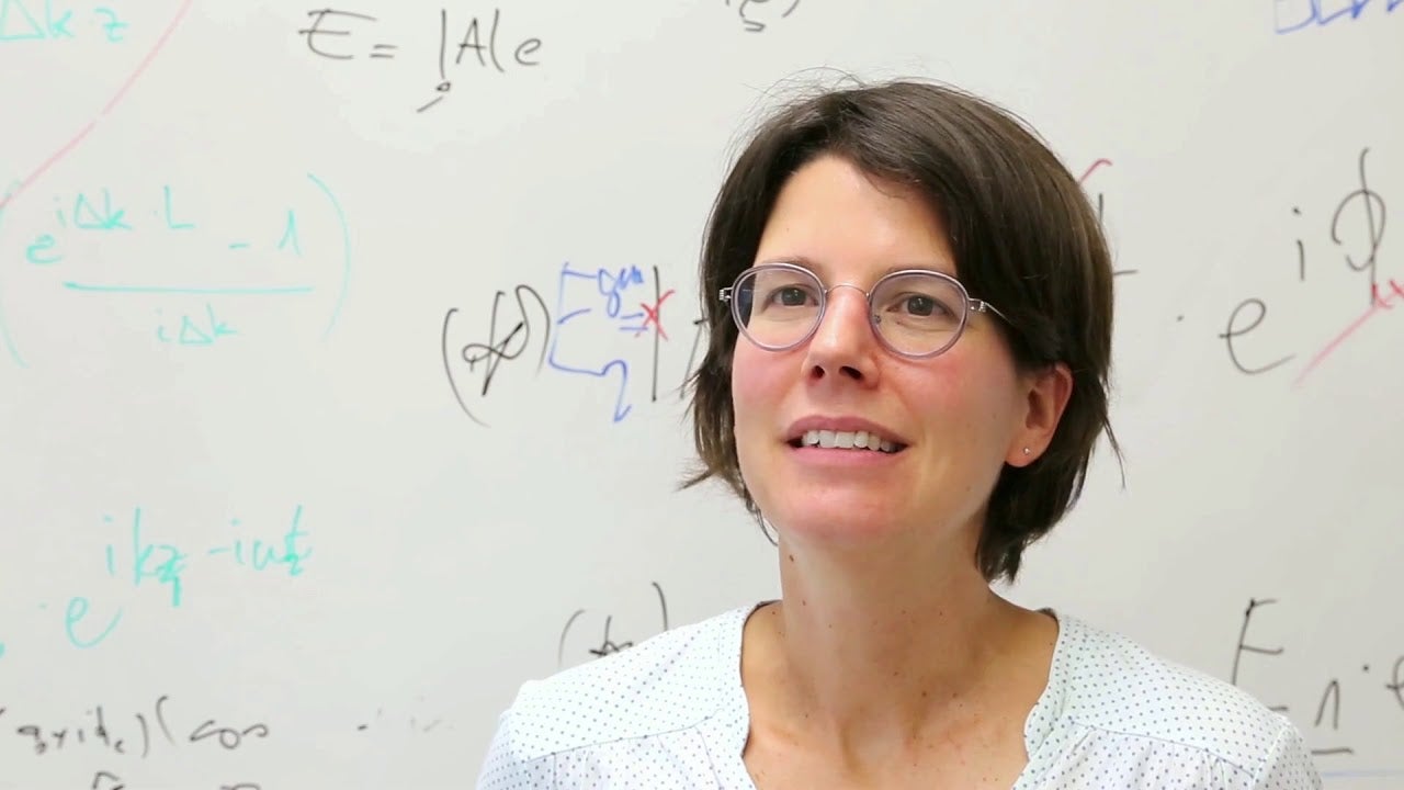 Physicist Rachel Grange at ETH Zurich.