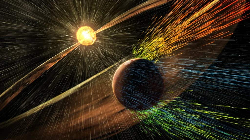 Scientists directly observe sputtering on Mars, revealing how its ancient atmosphere and liquid water were lost to space.