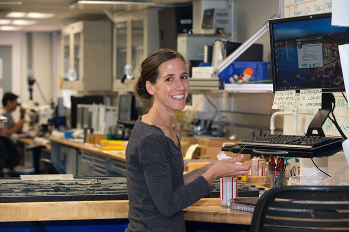 Elizabeth Griffith, co-author of a new paper and a professor in earth sciences at The Ohio State University.