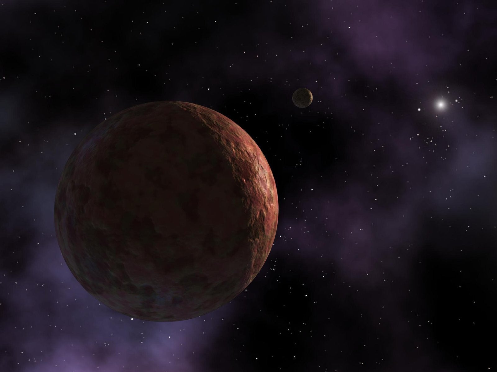 Artist's illustration of Sedna. Sedna, is so distant that one trip around the Sun takes more than 11,000 years.
