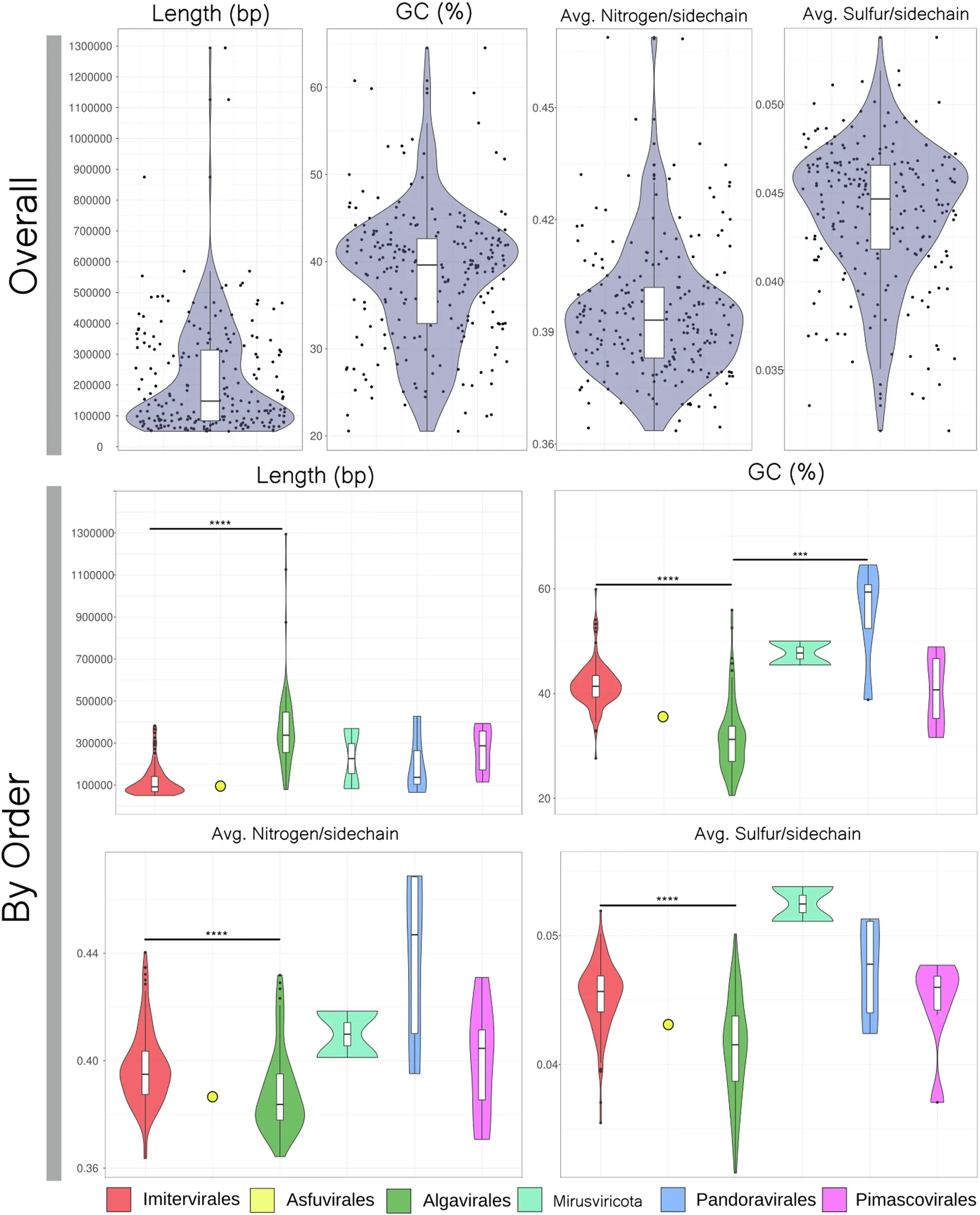 Genomic information of recovered giant virus metagenome-assembled genomes (GVMAGs).