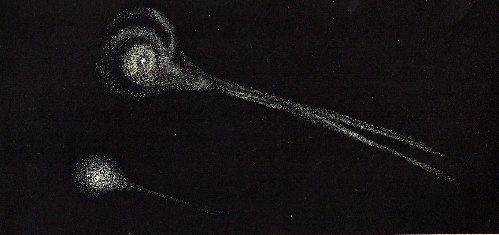 Biela's Comet in February 1846, soon after it split into two pieces
