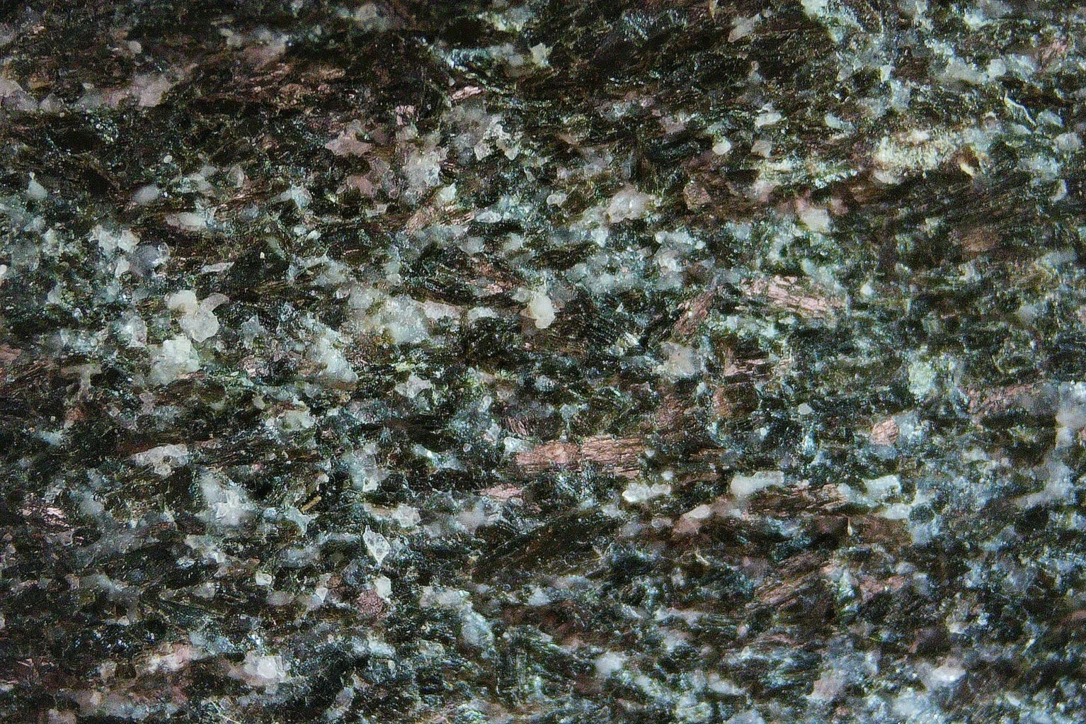 A magnified view of this ancient rock from Canada’s Nuvvuagittuq Greenstone Belt reveals material estimated to be around 4.16 billion years old