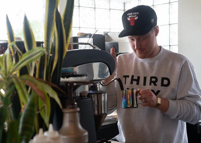 Tim Rush, who runs a local coffee shop, says the time he spends multitasking contributes to his short attention span.
