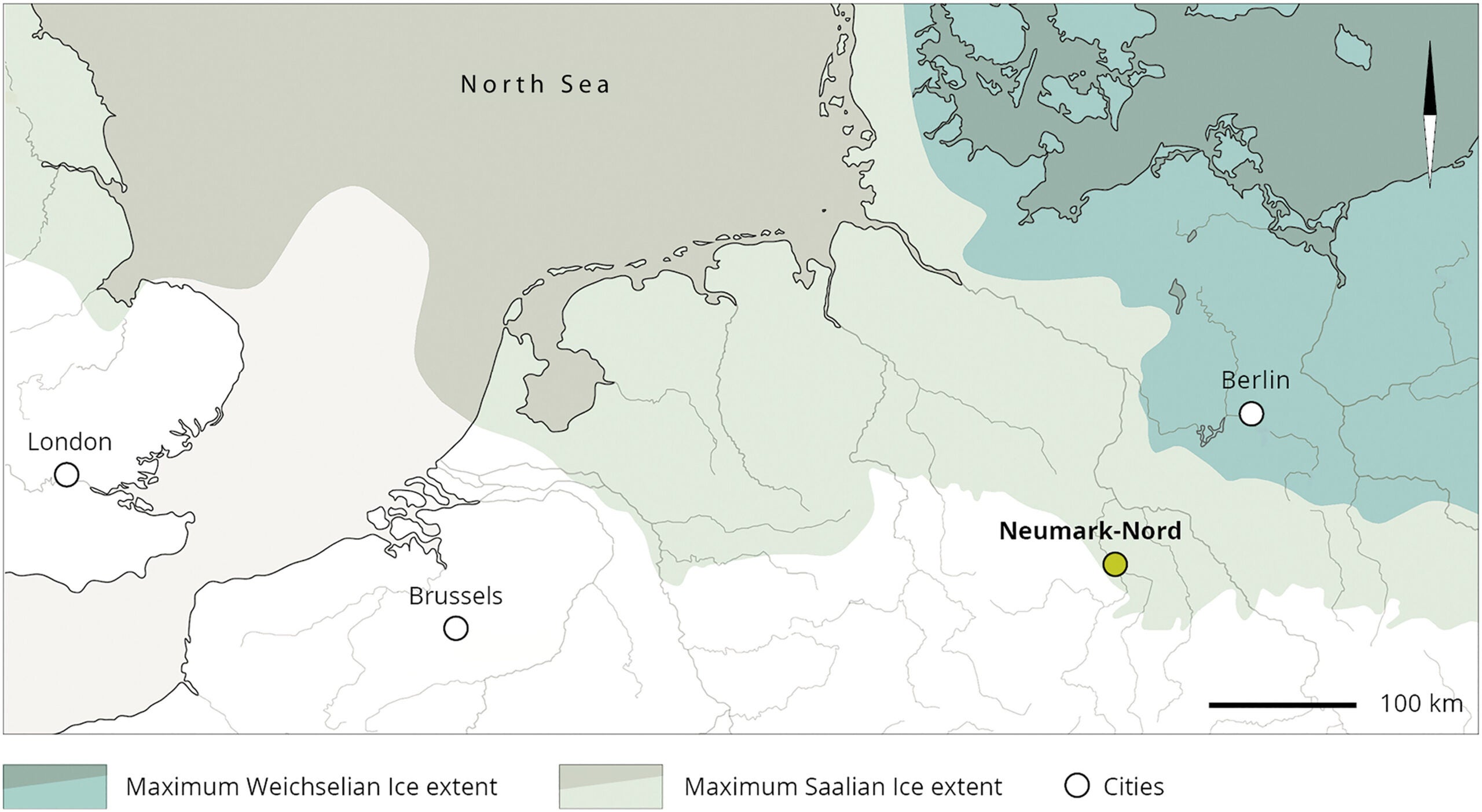Location of Neumark-Nord (Germany).