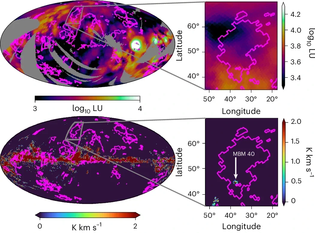 All-sky maps of Galactic gas tracers used in this study.