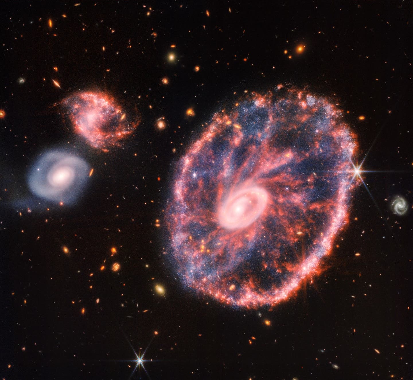 JWST shows galaxies built thick discs first, then thin discs, revealing secrets of cosmic evolution over 10 billion years.
