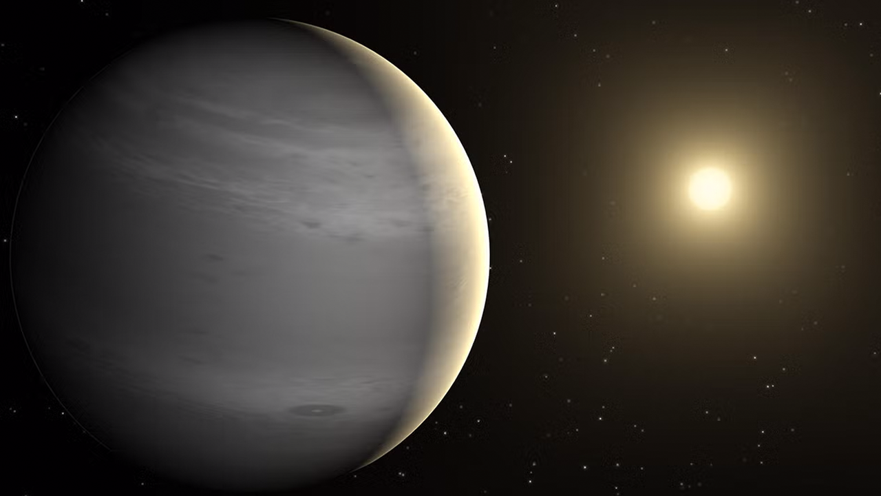 The planet, TOI-4465 b, is a gas giant located approximately 400 light-years from Earth.
