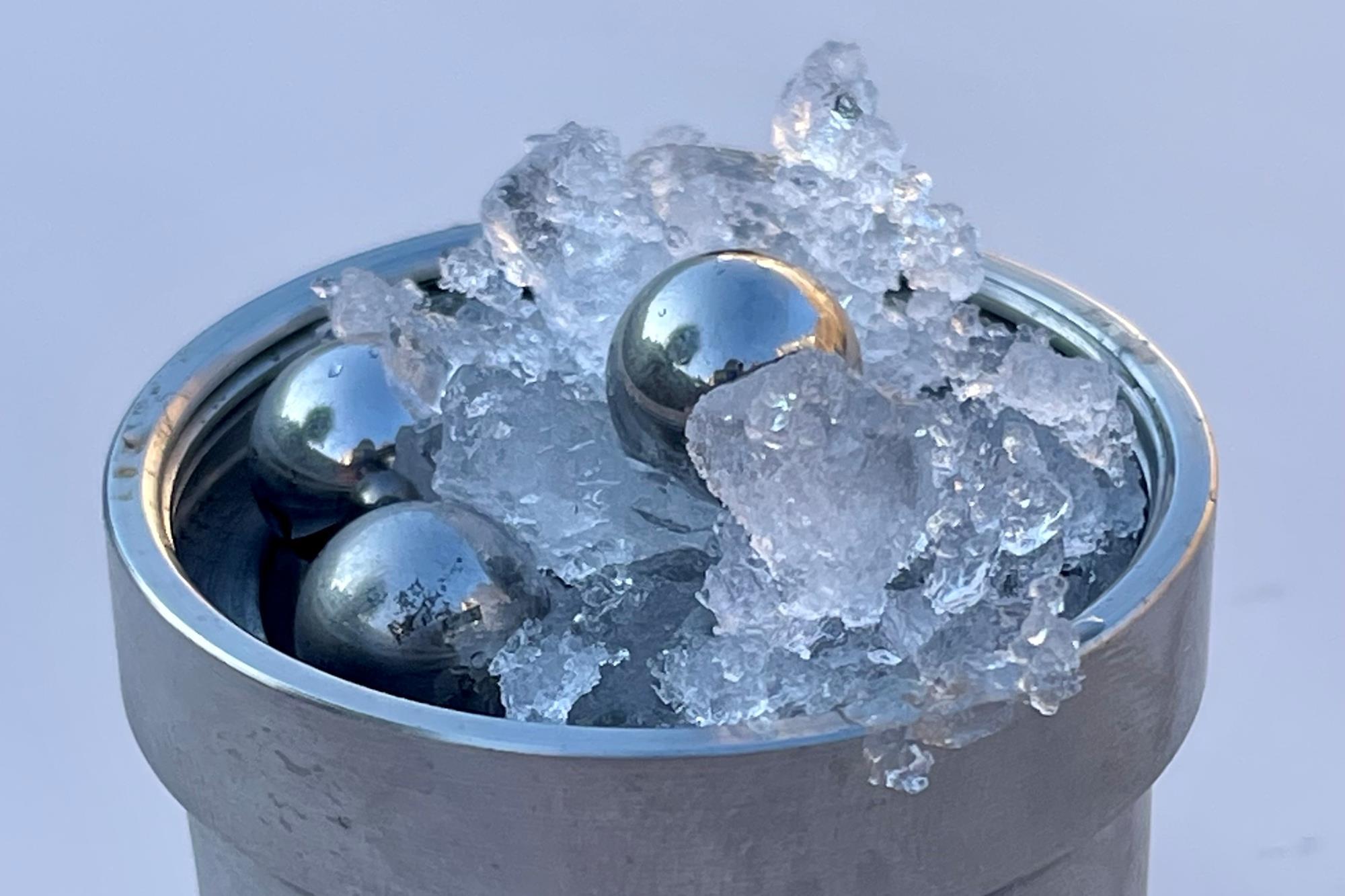 Low-density amorphous ice was first discovered in the 1930s, when water vapor was frozen on a metal surface cooled to -110 degrees Celsius.