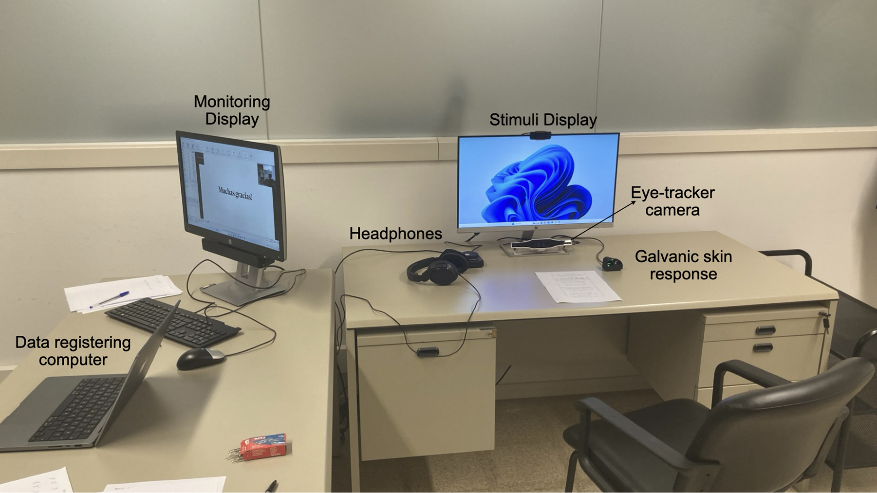 Setup of the laboratory.