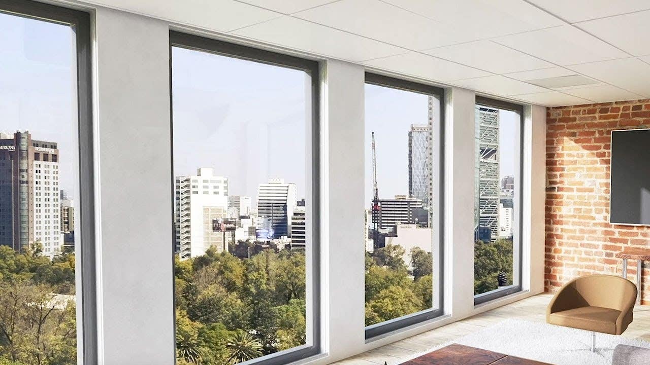 A breakthrough smart window technology lets buildings control light and heat while protecting pedestrians from glare