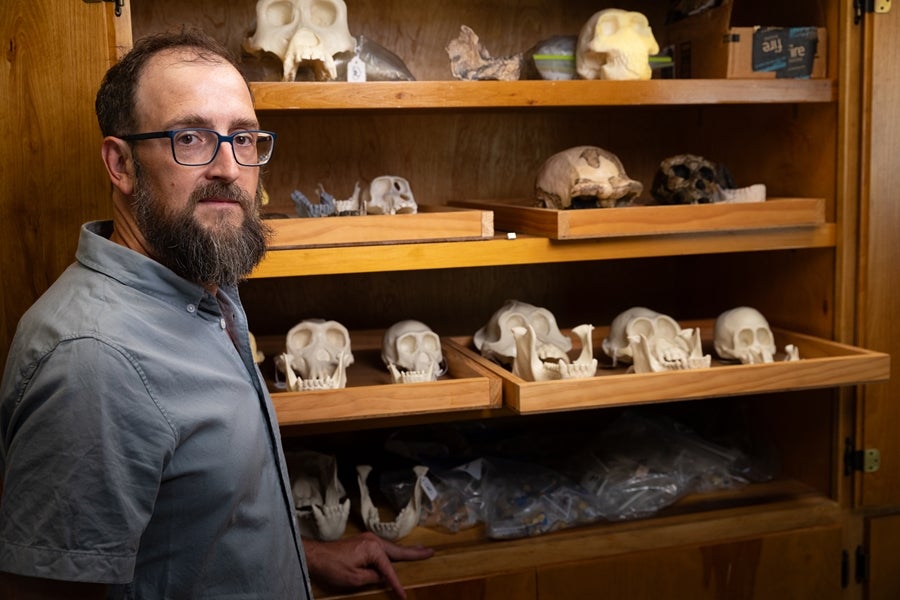 Lucas Delezene, associate professor of anthropology.