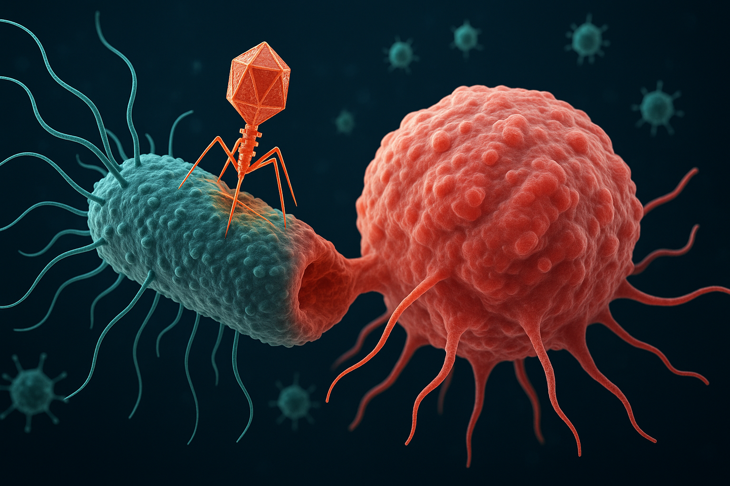 CAPPSID cancer therapy hides a virus inside a bacterium, sneaks past immune defenses, and destroys tumors from within.