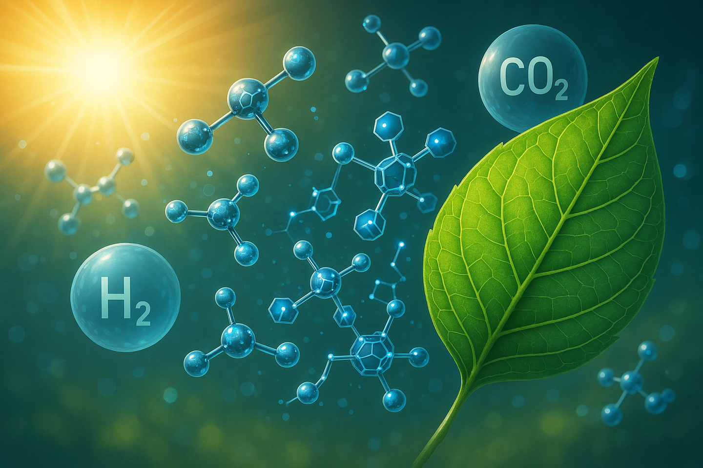 Scientists developed a nanosized oxyhalide photocatalyst with record solar fuel efficiency, achieving breakthroughs in hydrogen and CO2 conversion.