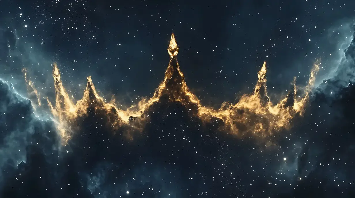 Clouds of cosmic dust and gas contain many of the building blocks needed for life, but sulfur is mysteriously rare. One of the most common forms of sulfur is S8, a ring of sulfur atoms that form a crown-like structure.  