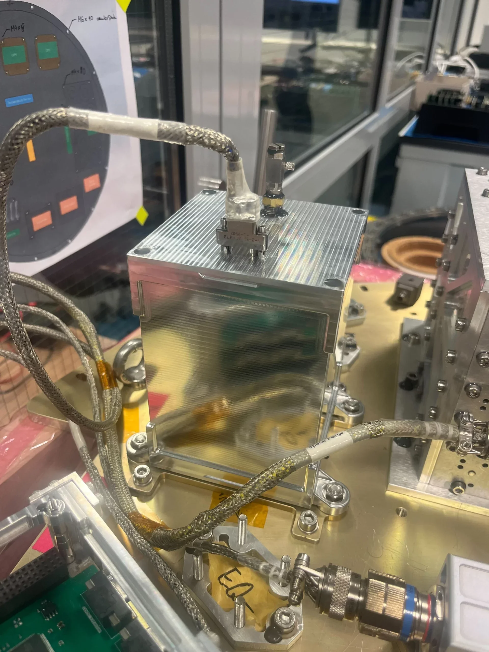 Final integrated SpaceLab Mark-1 connected to Atmos Phoenix-1 Capsule. 