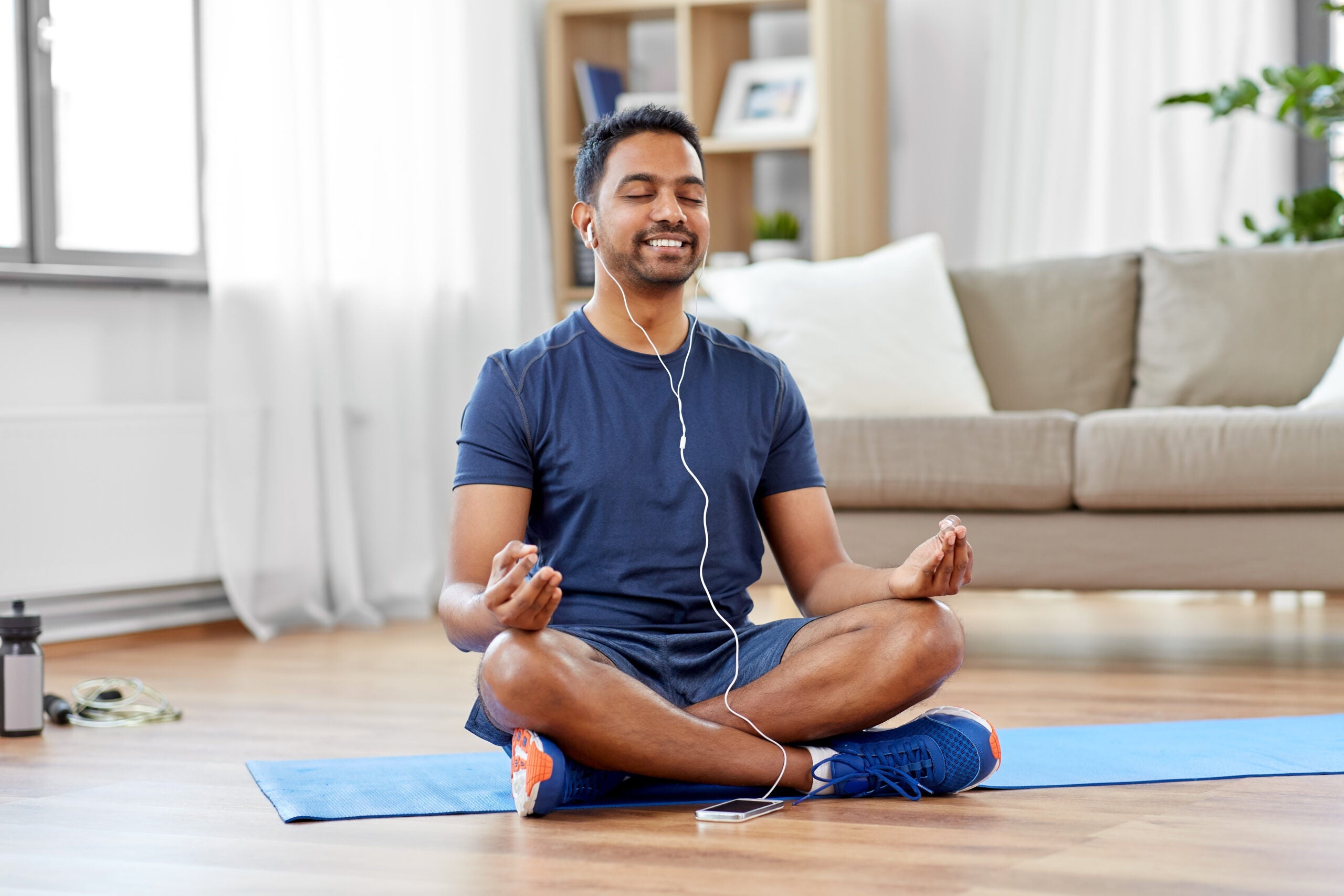 Studies show that practicing with meditation apps for just 10 to 21 minutes, three times weekly, can reduce stress and anxiety.