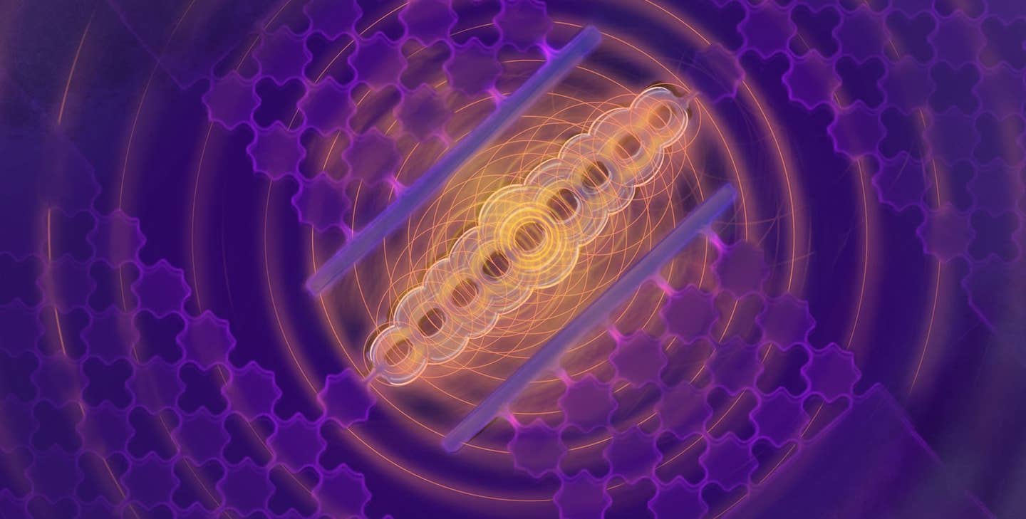 It turns out that these oscillators have a lifetime about 30 times longer than the best superconducting qubits out there
