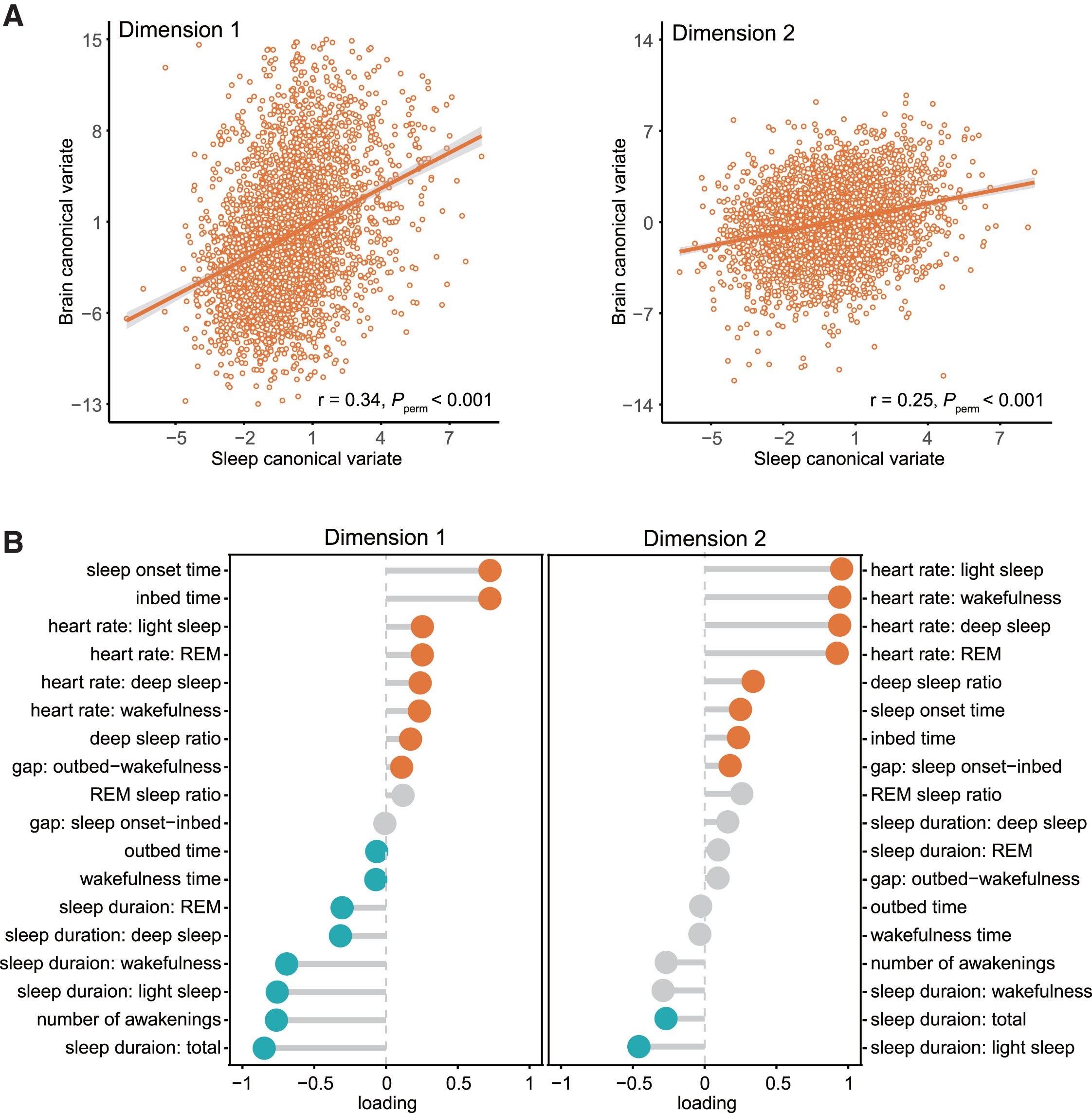 Linked sleep-brain dimensions and sleep patterns contribute to the associated brain dimensions