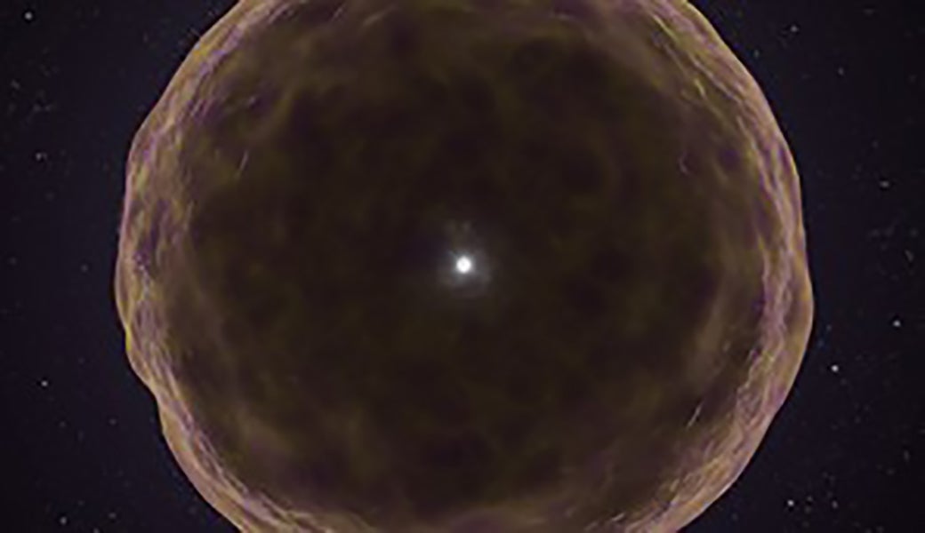 When an 'onion' star explodes, telescopes normally pick up the outer layers—hydrogen, helium, and sometimes carbon and oxygen.