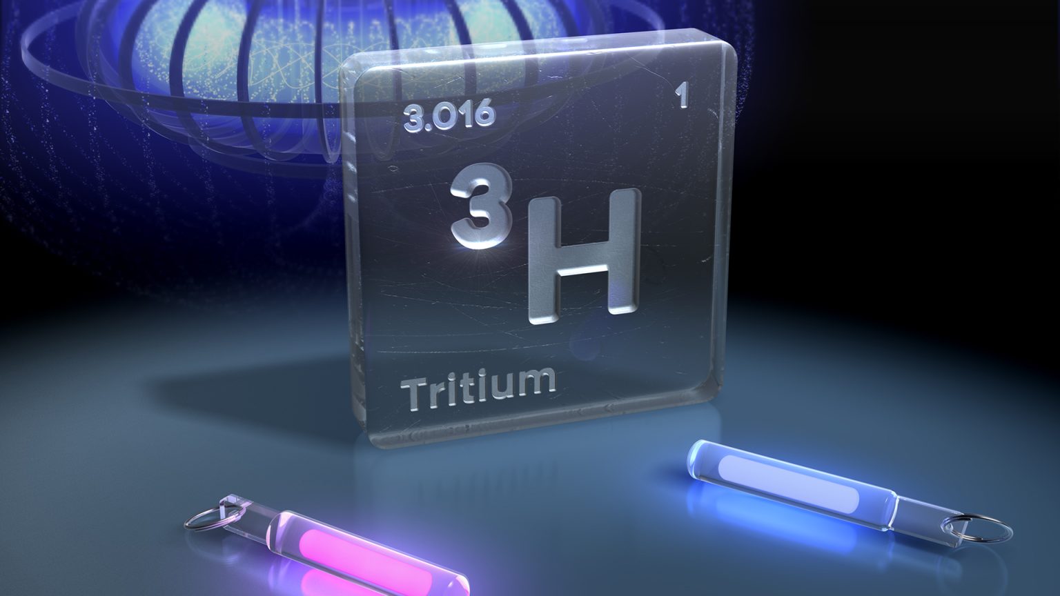 Tarnowsky estimates that the world’s total tritium inventory is roughly 55 pounds. 