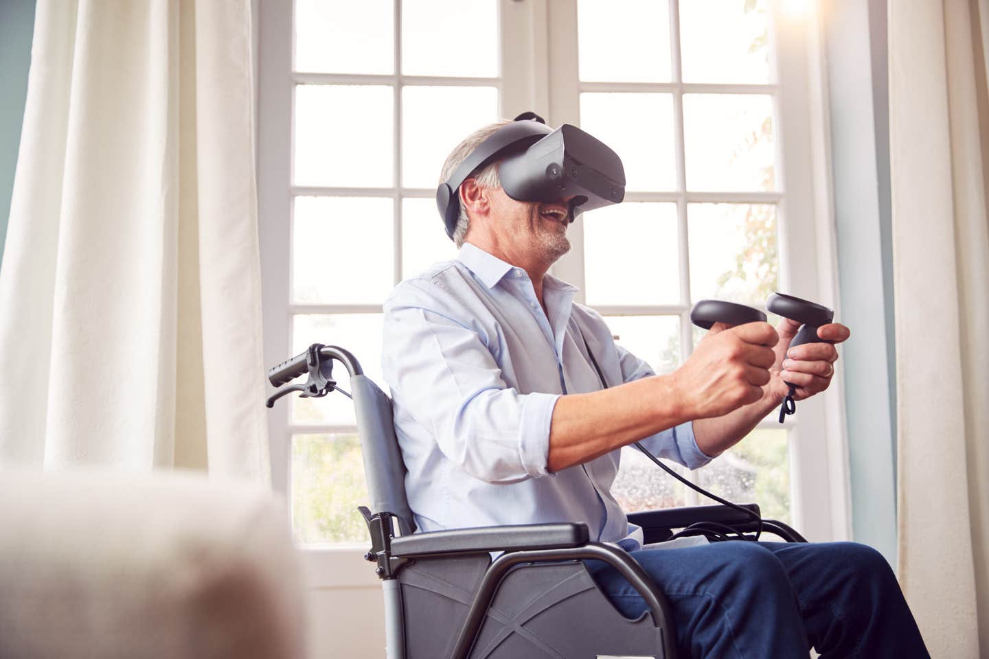 Researchers developed MotionBlocks, a system improving VR accessibility by transforming small gestures into larger game motions.