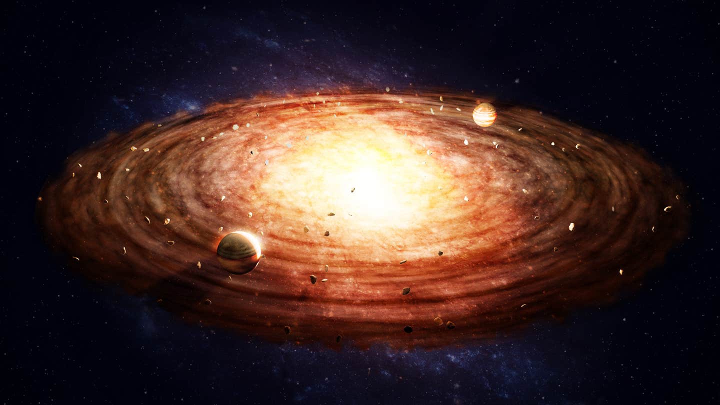 New study finds cosmic warps in planet-forming discs, reshaping how scientists understand turbulence, angular momentum, and planet formation.