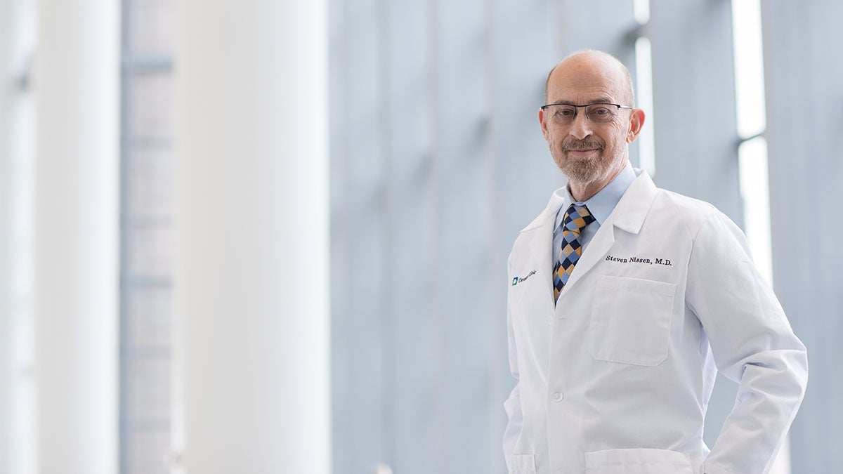 Senior Study Author, Dr. Steven Nissen