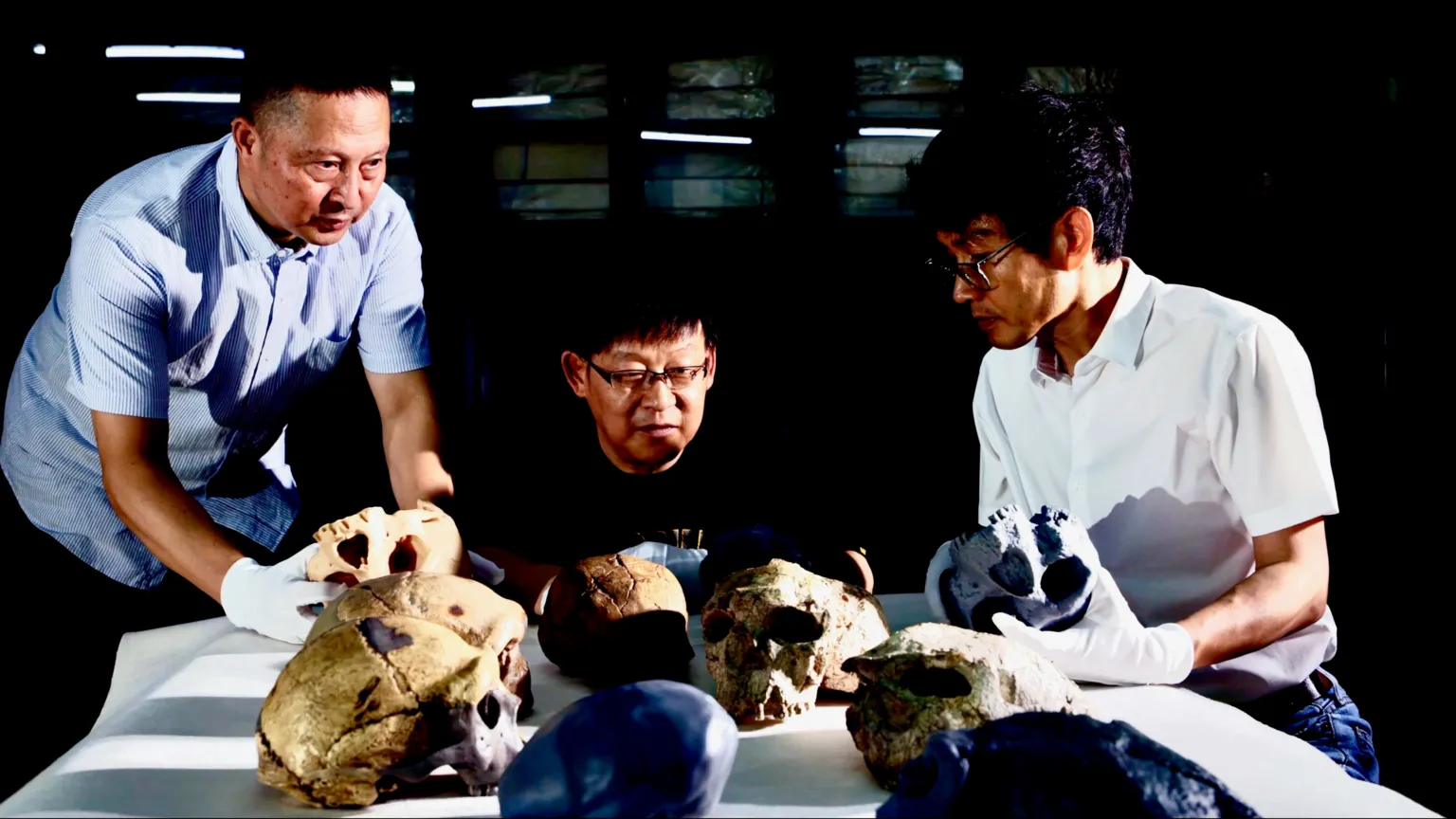 A Chinese research team uncovered the skulls in Hubei Province and analyzed them against other human species.