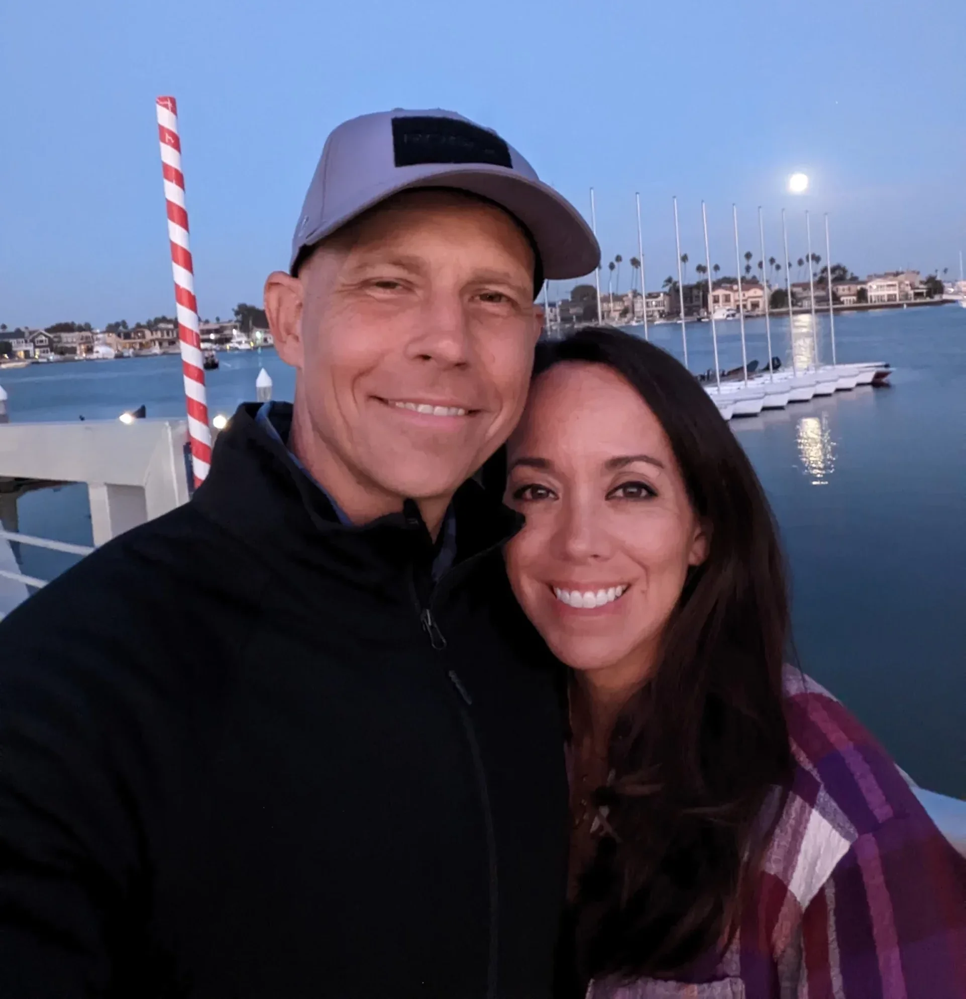 Dr. Nick Mondek with his wife Danielle Boyer. 