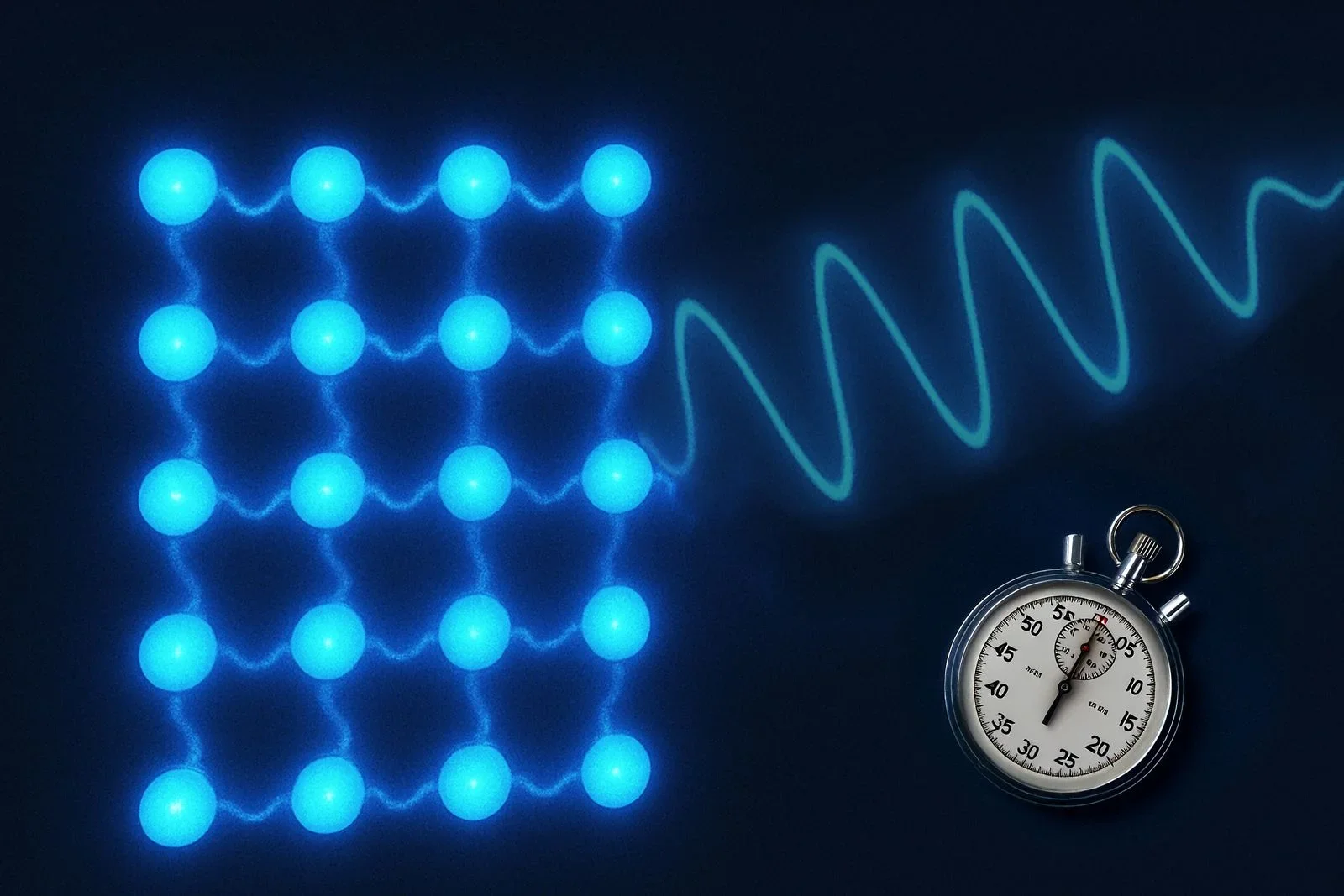 Correlations between quantum particles result in a rhythmic signal – without the need for an external beat to set the tempo.