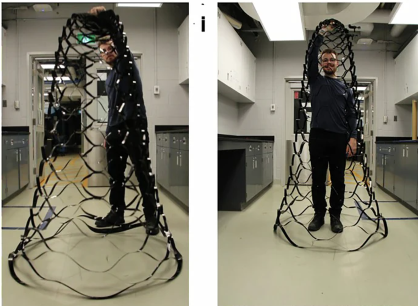 Manufacturing method for both small and meter-scale parachutes.