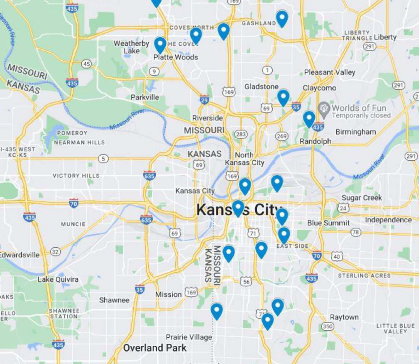 Final 23 sites for streetlight chargers. 