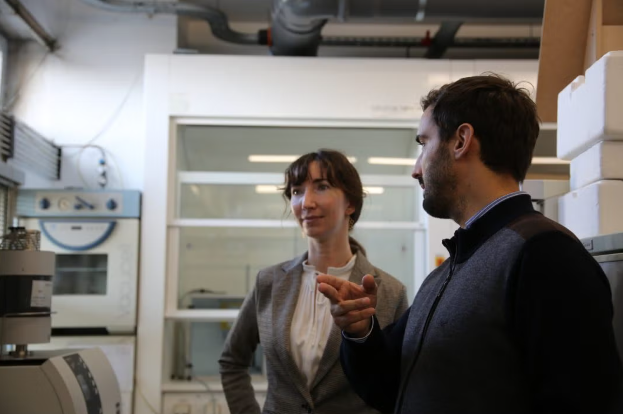 Artur Pinto and Jean Anne Incorvia during one of Incorvia’s visits to Portugal.