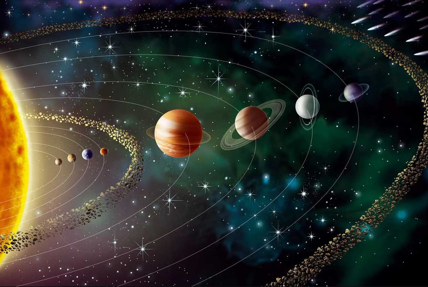 Jupiter’s early growth shaped Earth’s formation by trapping dust, forming rings, and protecting planets from spiraling into the Sun.