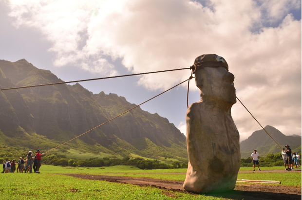 Using 3D modeling and field experiments, researchers led by Binghamton University archaeologist Carl Lipo have verified that the ancient Rapa Nui people moved the island’s massive moai statues upright by “walking” them into place.
