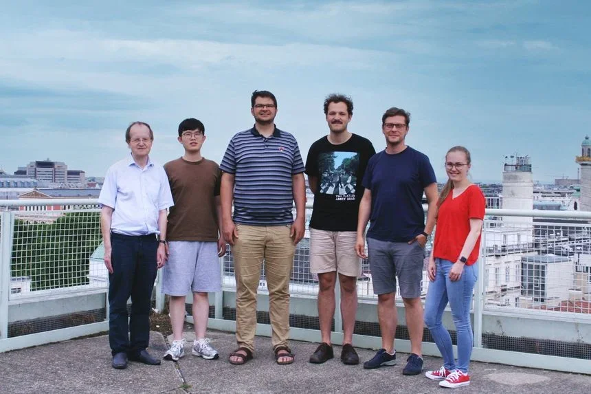 The team. Left to right: J. Burgdörfer, M. Hao, F. Libisch, F. Blödorn, R. Wilhelm and A. Niggas. 